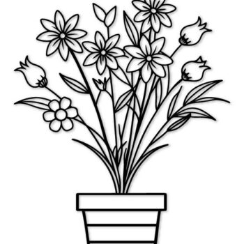 Intra απο ξύλο plywood 3mm-4mm πάχος - Floral Laser Cut Crafts Τέχνη διακόσμησης τοίχων Δίασταση 40x50 cm INTRAFABR-108758458 - Image 3