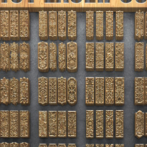 Intra απο ξύλο plywood 3mm-4mm πάχος - Πακέτο  Panel Laser Floral Δίασταση 3200x7200 cm INTRAFABR-124983477