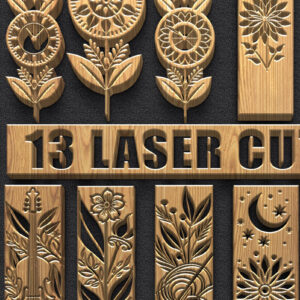 Intra απο ξύλο plywood 3mm-4mm πάχος - Πακέτο  Music Panel Floral Moon Δίασταση 3600x5400 cm INTRAFABR-122798400