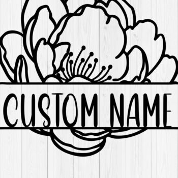 Intra απο ξύλο plywood 3mm-4mm πάχος - Πακέτο σημάτων λουλουδιών - Προσαρμοσμένο Laser C Δίασταση 30x20 cm INTRAFABR-117890335 - Image 6