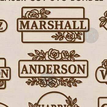 Intra απο ξύλο plywood 3mm-4mm πάχος - Πακέτο  με λουλούδια με λέιζερ Δίασταση 4x4 cm INTRAFABR-125386882 - Image 1