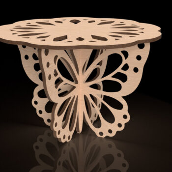 Intra απο ξύλο plywood 3mm-4mm πάχος - Πακέτο λουλουδιών και φυτών φυτών με βάση Δίασταση 15x15 cm INTRAFABR-118292911 - Image 3