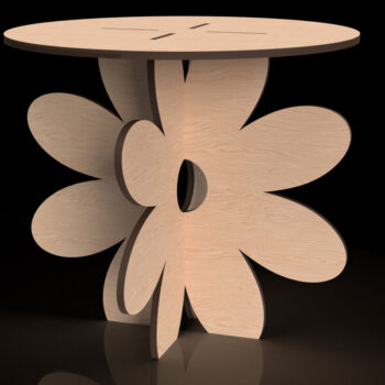 Intra απο ξύλο plywood 3mm-4mm πάχος - Πακέτο λουλουδιών και φυτών φυτών με βάση Δίασταση 15x15 cm INTRAFABR-118292911 - Image 7