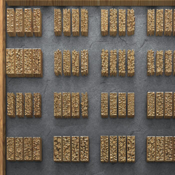 Intra απο ξύλο plywood 3mm-4mm πάχος - Πακέτο κοπής με λέιζερ Floral Panel Δίασταση 3200x7200 cm INTRAFABR-125333756 - Image 1