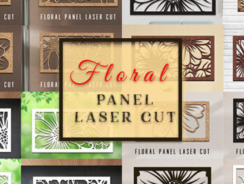 Intra απο ξύλο plywood 3mm-4mm πάχος - Πακέτο λουλουδιών Laser Cut  Δίασταση 30x20 cm INTRAFABR-99633532 - Image 1