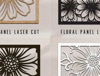 Intra απο ξύλο plywood 3mm-4mm πάχος - Πακέτο λουλουδιών Laser Cut  Δίασταση 30x20 cm INTRAFABR-99633532 - Image 4