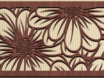 Intra απο ξύλο plywood 3mm-4mm πάχος - Πακέτο λουλουδιών Laser Cut  Δίασταση 30x20 cm INTRAFABR-99633532 - Image 7