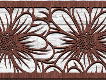 Intra απο ξύλο plywood 3mm-4mm πάχος - Πακέτο λουλουδιών Laser Cut  Δίασταση 30x20 cm INTRAFABR-99633532 - Image 8