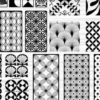 Intra απο ξύλο plywood 3mm-4mm πάχος - Στένσιλ νυχιών με λουλουδάτο σχέδιο με λέιζερ Δίασταση 4x4 cm INTRAFABR-125155164 - Image 1