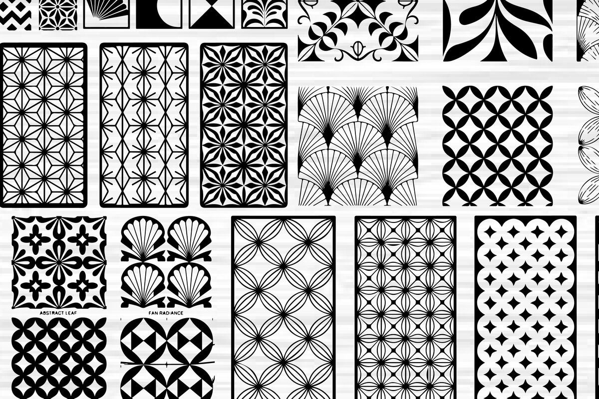 Intra απο ξύλο plywood 3mm-4mm πάχος - Στένσιλ νυχιών με λουλουδάτο σχέδιο με λέιζερ Δίασταση 4x4 cm INTRAFABR-125155164