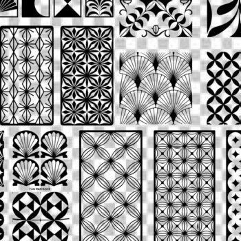 Intra απο ξύλο plywood 3mm-4mm πάχος - Στένσιλ νυχιών με λουλουδάτο σχέδιο με λέιζερ Δίασταση 4x4 cm INTRAFABR-125155164 - Image 2