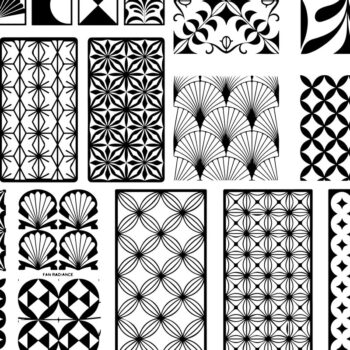 Intra απο ξύλο plywood 3mm-4mm πάχος - Στένσιλ νυχιών με λουλουδάτο σχέδιο με λέιζερ Δίασταση 4x4 cm INTRAFABR-125155164 - Image 3