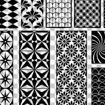 Intra απο ξύλο plywood 3mm-4mm πάχος - Στένσιλ νυχιών με λουλουδάτο σχέδιο με λέιζερ Δίασταση 4x4 cm INTRAFABR-125155299 - Image 1