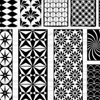 Intra απο ξύλο plywood 3mm-4mm πάχος - Στένσιλ νυχιών με λουλουδάτο σχέδιο με λέιζερ Δίασταση 4x4 cm INTRAFABR-125155299 - Image 3