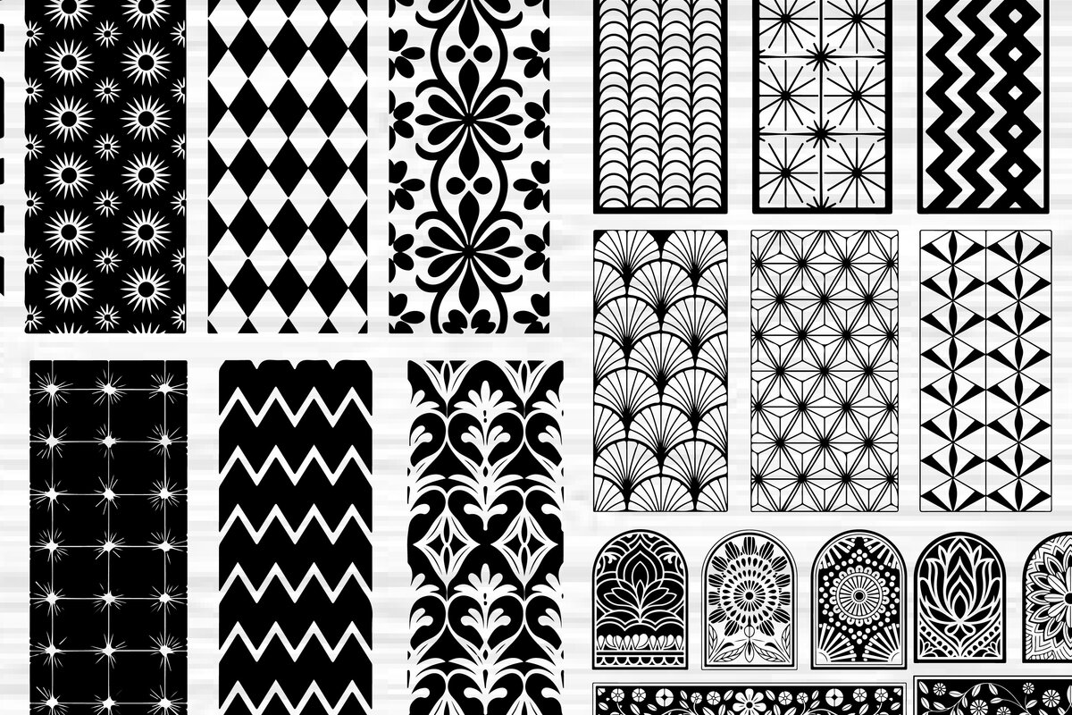 Intra απο ξύλο plywood 3mm-4mm πάχος - Στένσιλ νυχιών με λουλουδάτο σχέδιο με λέιζερ Δίασταση 4x4 cm INTRAFABR-125155401