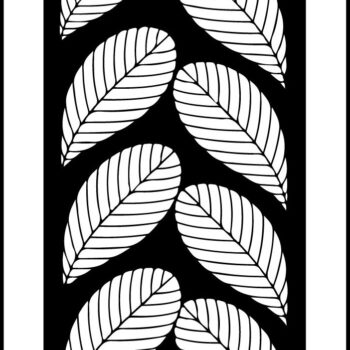 Intra απο ξύλο plywood 3mm-4mm πάχος - Στένσιλ νυχιών με λουλουδάτο σχέδιο με λέιζερ Δίασταση 4x4 cm INTRAFABR-125160319 - Image 2