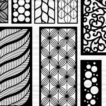 Intra απο ξύλο plywood 3mm-4mm πάχος - Στένσιλ νυχιών με λουλουδάτο σχέδιο με λέιζερ Δίασταση 4x4 cm INTRAFABR-125160443 - Image 1