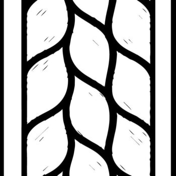 Intra απο ξύλο plywood 3mm-4mm πάχος - Στένσιλ νυχιών με λουλουδάτο σχέδιο με λέιζερ Δίασταση 4x4 cm INTRAFABR-125160443 - Image 4