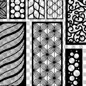 Intra απο ξύλο plywood 3mm-4mm πάχος - Στένσιλ νυχιών με λουλουδάτο σχέδιο με λέιζερ Δίασταση 4x4 cm INTRAFABR-125160443 - Image 6