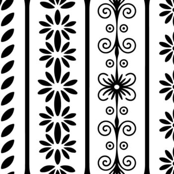 Intra απο ξύλο plywood 3mm-4mm πάχος - Στένσιλ νυχιών με λουλουδάτο σχέδιο με λέιζερ Δίασταση 4x4 cm INTRAFABR-125154205 - Image 5