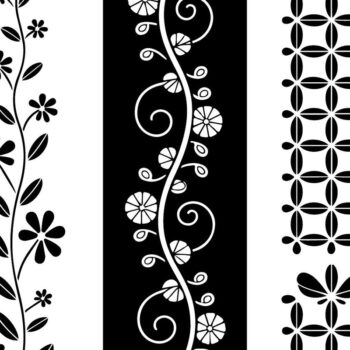 Intra απο ξύλο plywood 3mm-4mm πάχος - Στένσιλ νυχιών με λουλουδάτο σχέδιο με λέιζερ Δίασταση 4x4 cm INTRAFABR-125154361 - Image 4