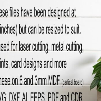 Intra απο ξύλο plywood 3mm-4mm πάχος - Floral μοτίβο τοίχο τέχνης σημάδι Δίασταση 40x50 cm INTRAFABR-118853643 - Image 5