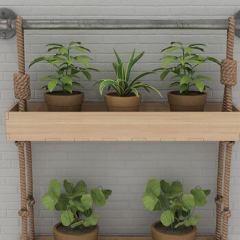 Intra απο ξύλο plywood 3mm-4mm πάχος - Floral Planter Box  Θήκη για γλάστρα Δίασταση 30x20 cm INTRAFABR-42343932 - Image 2