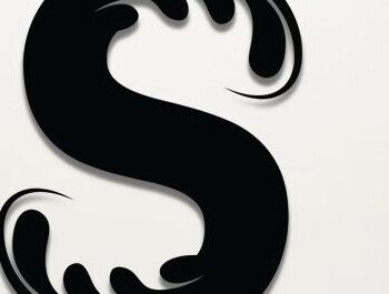 Intra απο ξύλο plywood 3mm-4mm πάχος - Floral S Letter Cut Laser Δίασταση 30x20 cm INTRAFABR-35147532 - Image 1