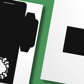 Intra απο ξύλο plywood 3mm-4mm πάχος - Φλοράλ τετράγωνο πλαίσιο ορθογώνιο κουτί Δίασταση 10x8 cm INTRAFABR-122466243 - Image 1