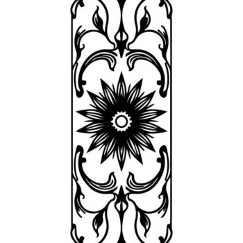 Intra απο ξύλο plywood 3mm-4mm πάχος - Floral πλακάκια κομμένα σχέδια με λέιζερ Δίασταση 20x25 cm INTRAFABR-123825824 - Image 3