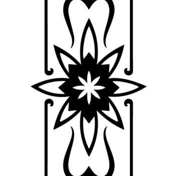 Intra απο ξύλο plywood 3mm-4mm πάχος - Floral πλακάκια κομμένα σχέδια με λέιζερ Δίασταση 20x25 cm INTRAFABR-123825824 - Image 6