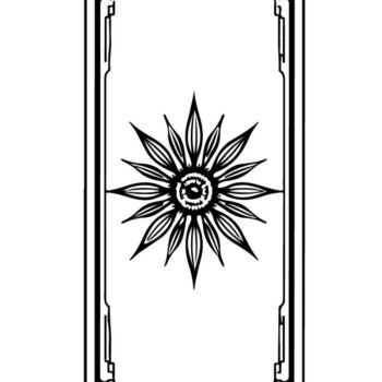 Intra απο ξύλο plywood 3mm-4mm πάχος - Floral διάνυσμα κορνίζα για λέιζερ Δίασταση 20x25 cm INTRAFABR-123821727 - Image 3