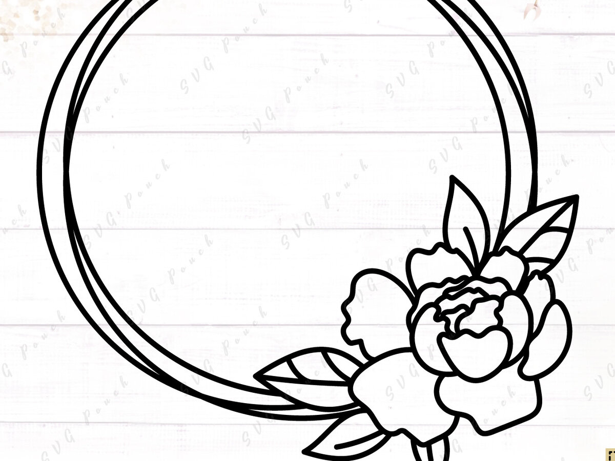 Intra απο ξύλο plywood 3mm-4mm πάχος - Floral στεφάνι  Δίασταση 20x25 cm INTRAFABR-117721945