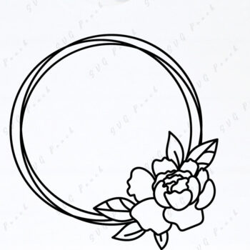 Intra απο ξύλο plywood 3mm-4mm πάχος - Floral στεφάνι  Δίασταση 20x25 cm INTRAFABR-117721945 - Image 3