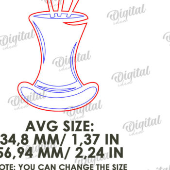 Intra απο ξύλο plywood 3mm-4mm πάχος - Floss Bobbin Cut Laser Δίασταση 30x20 cm INTRAFABR-120428613 - Image 2