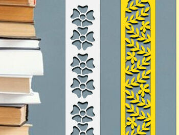 Intra απο ξύλο plywood 3mm-4mm πάχος - Πακέτο  σελιδοδείκτης λουλουδιών Δίασταση 5x20 cm INTRAFABR-90805232 - Image 5