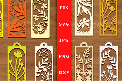 Intra απο ξύλο plywood 3mm-4mm πάχος - Σελιδοδείκτης λουλουδιών Δέσμη  Cut Laser Δίασταση 5x20 cm INTRAFABR-90339864