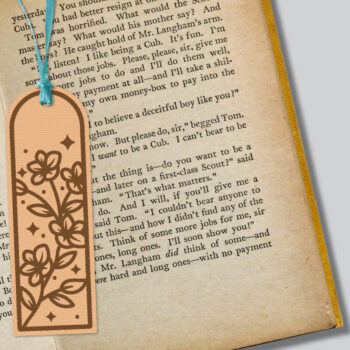 Intra απο ξύλο plywood 3mm-4mm πάχος - Πακέτο σελιδοδείκτη λουλουδιών κοπής με λέιζερ Δίασταση 30x20 cm INTRAFABR-121527947 - Image 9