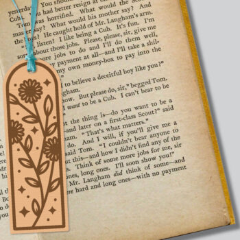 Intra απο ξύλο plywood 3mm-4mm πάχος - Πακέτο σελιδοδείκτη λουλουδιών κοπής με λέιζερ Δίασταση 30x20 cm INTRAFABR-121527947 - Image 11