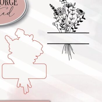 Intra απο ξύλο plywood 3mm-4mm πάχος - Πινακίδα ονόματος μπουκέτο λουλουδιών Δίασταση 6x6 cm INTRAFABR-70852137 - Image 4