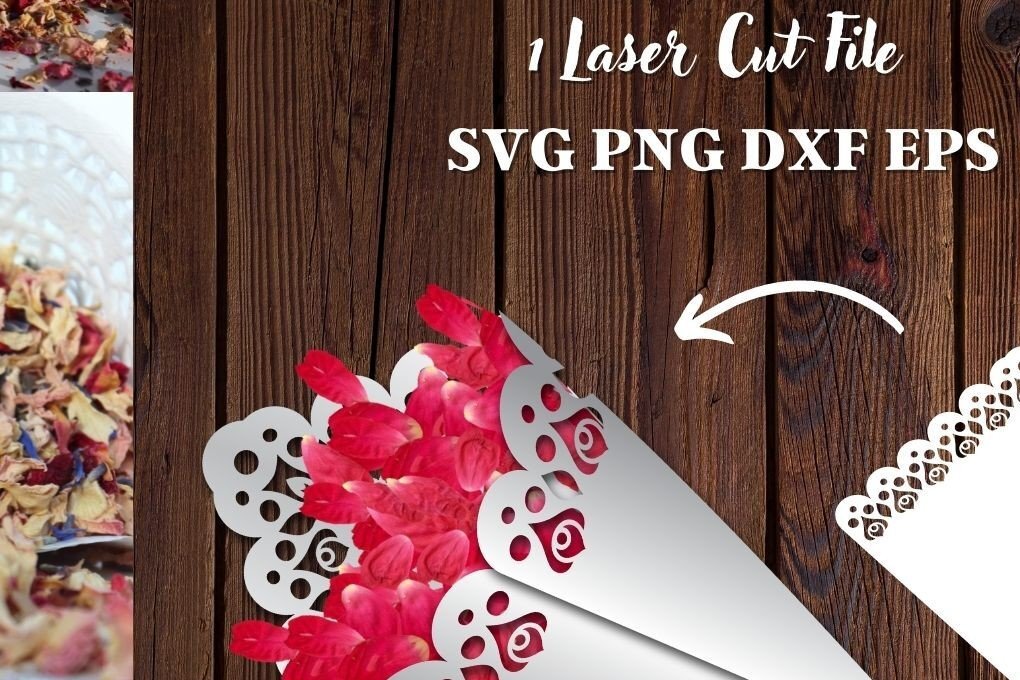 Intra απο ξύλο plywood 3mm-4mm πάχος - Κώνος λουλουδιών  Δίασταση 30x20 cm INTRAFABR-34159889