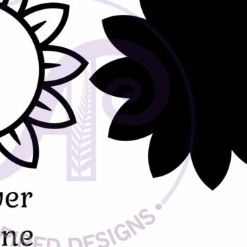 Intra απο ξύλο plywood 3mm-4mm πάχος - Σχέδιο λουλουδιών 1 Περίγραμμα Όνομα δύο επιπέδων Δίασταση 30x20 cm INTRAFABR-111508229 - Image 4