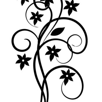 Intra απο ξύλο plywood 3mm-4mm πάχος - Σχέδιο λουλουδιών Floral Δίασταση 20x20 cm INTRAFABR-90921765 - Image 1