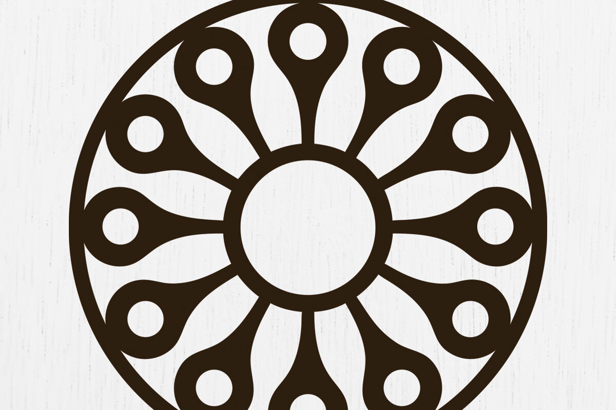 Intra απο ξύλο plywood 3mm-4mm πάχος - Σκουλαρίκια λουλουδιών Laser Cut Σχέδιο  15 Δίασταση 3x3 cm INTRAFABR-122818301