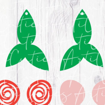 Intra απο ξύλο plywood 3mm-4mm πάχος - Πρότυπο σκουλαρίκια λουλουδιών Δίασταση 3x3 cm INTRAFABR-8118788 - Image 3