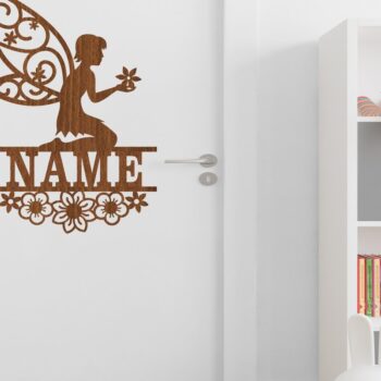 Intra απο ξύλο plywood 3mm-4mm πάχος - κομμένου Name Name Flower Fairy Δίασταση 30x20 cm INTRAFABR-70813587 - Image 3