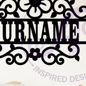 Intra απο ξύλο plywood 3mm-4mm πάχος - Flower Flourish Design Όνομα Σήμα  Δίασταση 30x20 cm INTRAFABR-119016316 - Image 2