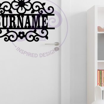 Intra απο ξύλο plywood 3mm-4mm πάχος - Flower Flourish Design Όνομα Σήμα  Δίασταση 30x20 cm INTRAFABR-119016316 - Image 4