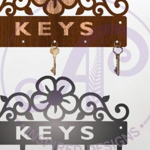 Intra απο ξύλο plywood 3mm-4mm πάχος - Flower Flourish Home Σχέδια κλειδαριάς Δίασταση 30x20 cm INTRAFABR-120078984