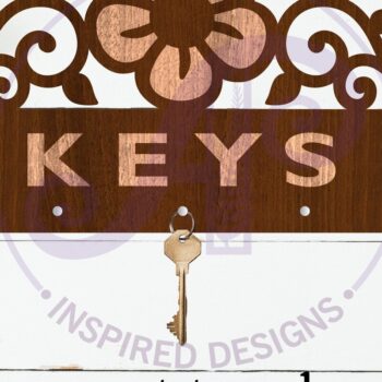 Intra απο ξύλο plywood 3mm-4mm πάχος - Flower Flourish Home Σχέδια κλειδαριάς Δίασταση 30x20 cm INTRAFABR-120078984 - Image 2